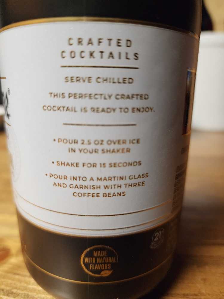 Ketel One Espresso Martini Cocktail  (375 mL) alcohol collectible [Barcode 088076188662] - Main Image 3