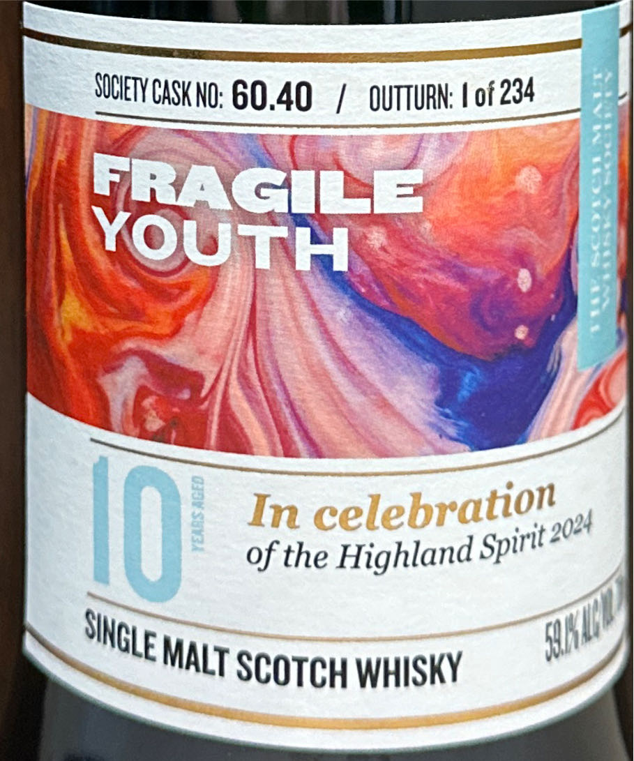Aberfeldy 10 SMWS 60.40 Fragile Youth 10 - Aberfeldy Distillery (700 mL) alcohol collectible - Main Image 2