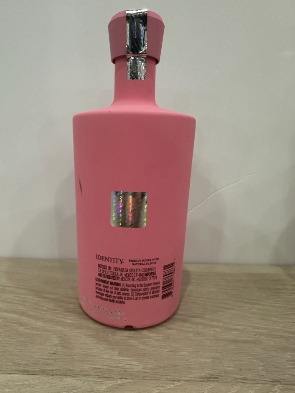 Idenity Pink Lemonade Vodka - Premium Spirits Company (750 mL) alcohol collectible [Barcode 850030769831] - Main Image 2
