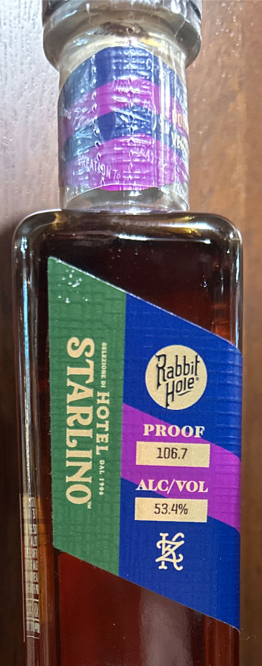 Rabbit Hole Starlino Rye Vermouth Finish - Rabbit Hole (375 mL) alcohol collectible [Barcode 856581006388] - Main Image 2