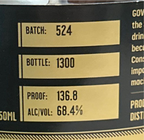 Thirteenth Colony Cask Strength Double Oaked Bourbon - Thirteenth Colony Distilleries (750 mL) alcohol collectible [Barcode 766139300175] - Main Image 2