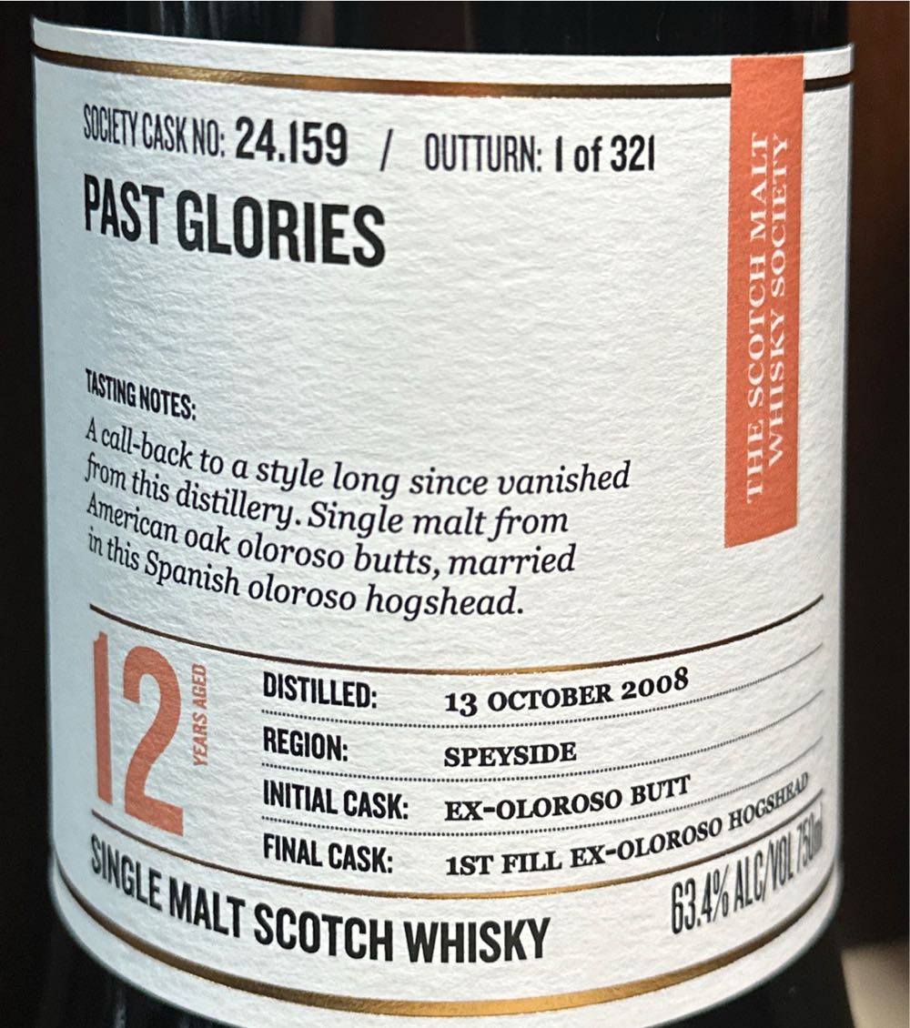 Macallan 12 CS SMWS 24.159 - Macallan Distillery (700 mL) alcohol collectible - Main Image 2