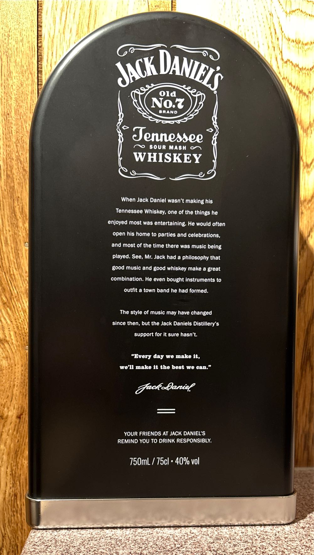 Jack Daniel’s Old No. 7 - Jack Daniel’s Distillery, Lynchburg, TN (750 mL) alcohol collectible - Main Image 3