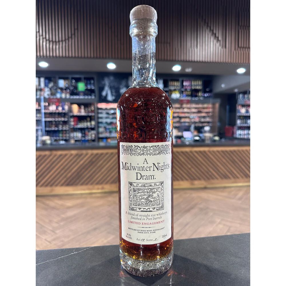 Midwinters Night Dram  - High West Distillery, Park City, Utah (750 mL) alcohol collectible - Main Image 2