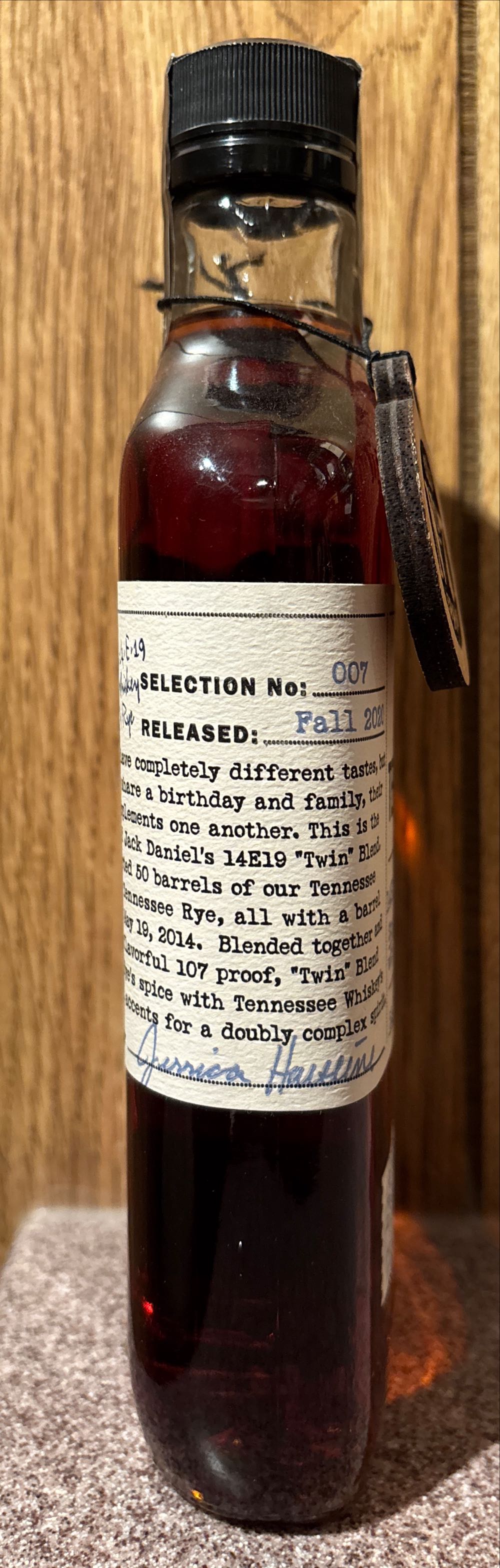 Jack Daniel’s Tennessee Tasters #007 - Jack Daniel’s Distillery, Lynchburg, TN (375 mL) alcohol collectible - Main Image 2