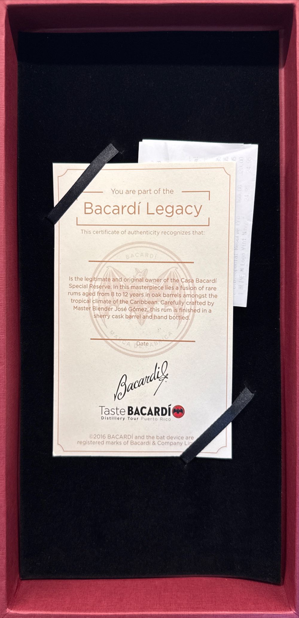 Bacardi Special Reserve - Bacardi (750 mL) alcohol collectible - Main Image 2