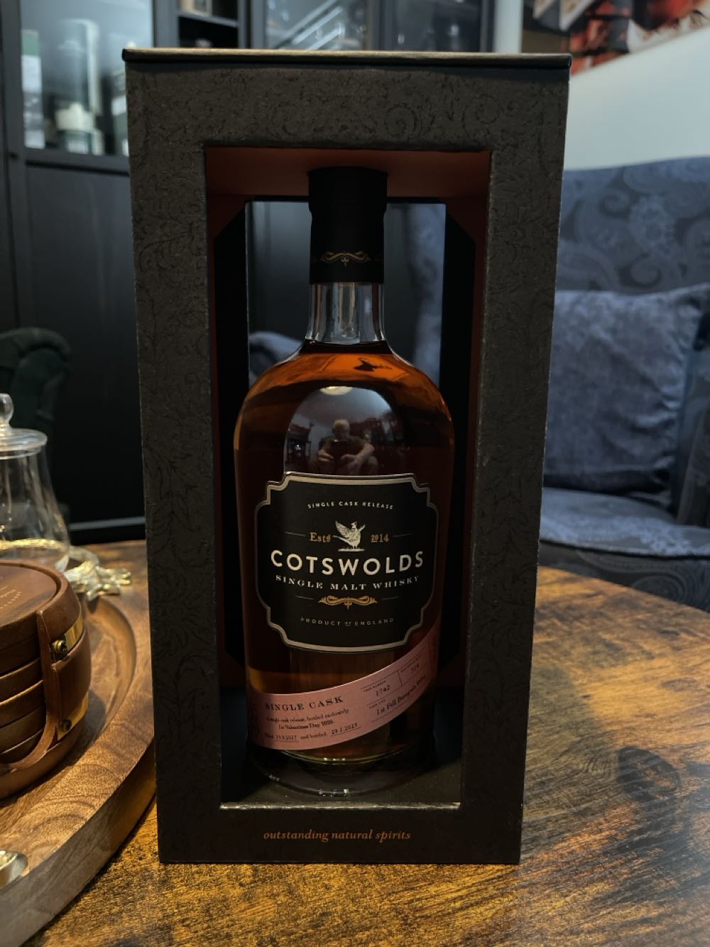 The Cotswolds Single Calvados Cask Malt Whisky - The Cotswolds Distillery (700 mL) alcohol collectible - Main Image 3