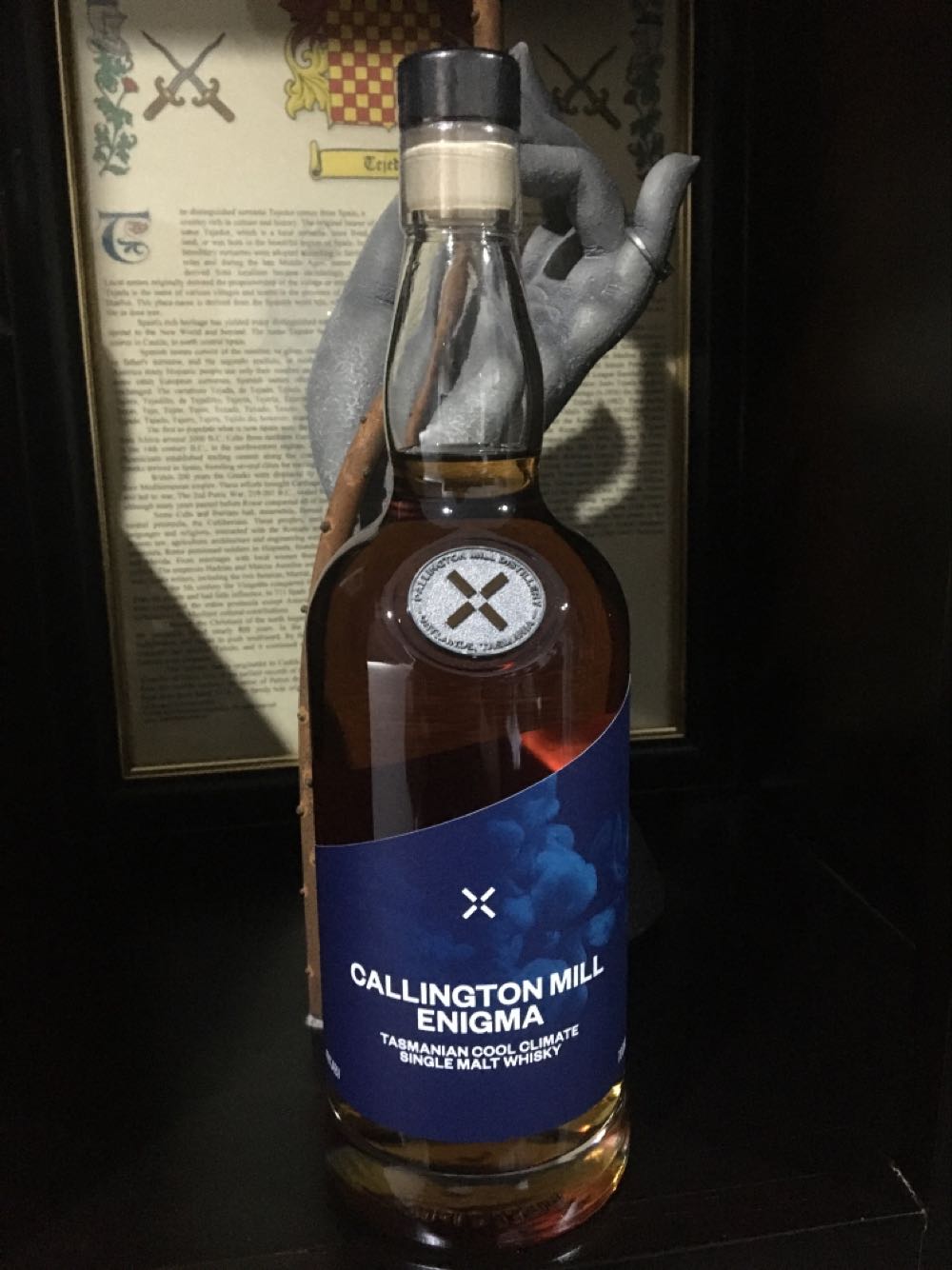 Callington Mill Enigma - Callington Distilery (700 mL) alcohol collectible [Barcode 9358924000592] - Main Image 3