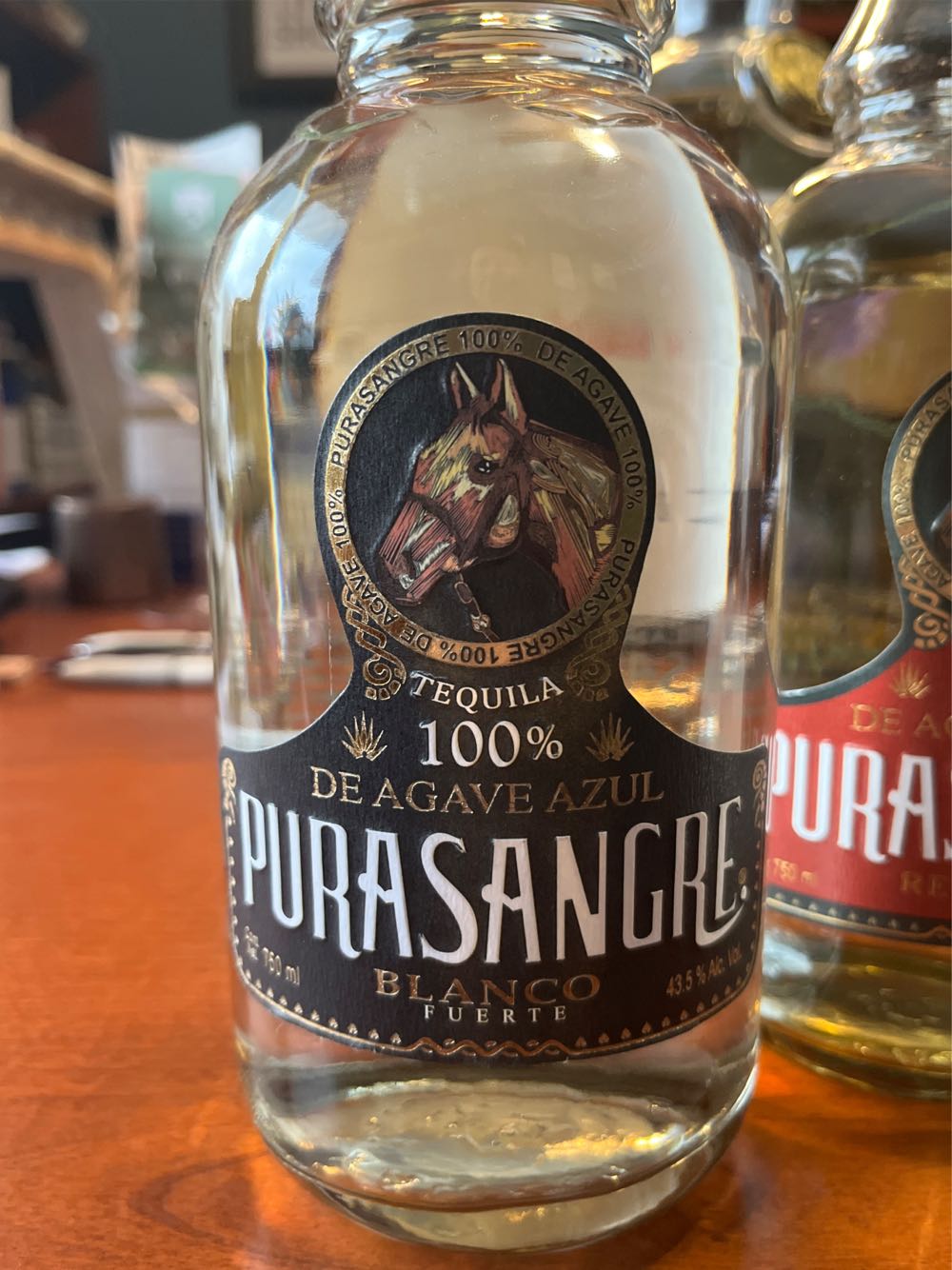 Purasangre Tequila Blanco Fuerte - NOM 1146 (750 mL) alcohol collectible [Barcode 741638112016] - Main Image 2