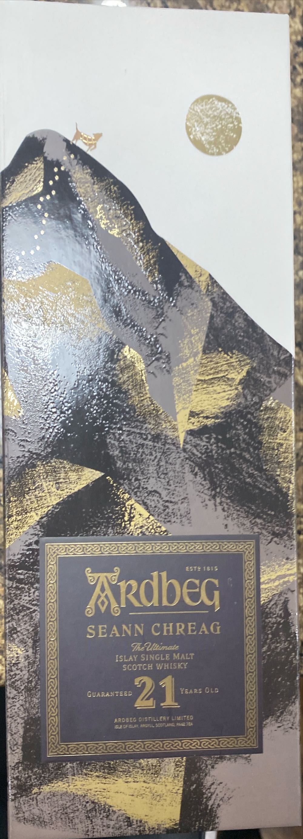 Ardbeg 21 Year Old. Seann Chreag  alcohol collectible [Barcode 5010494989830] - Main Image 2