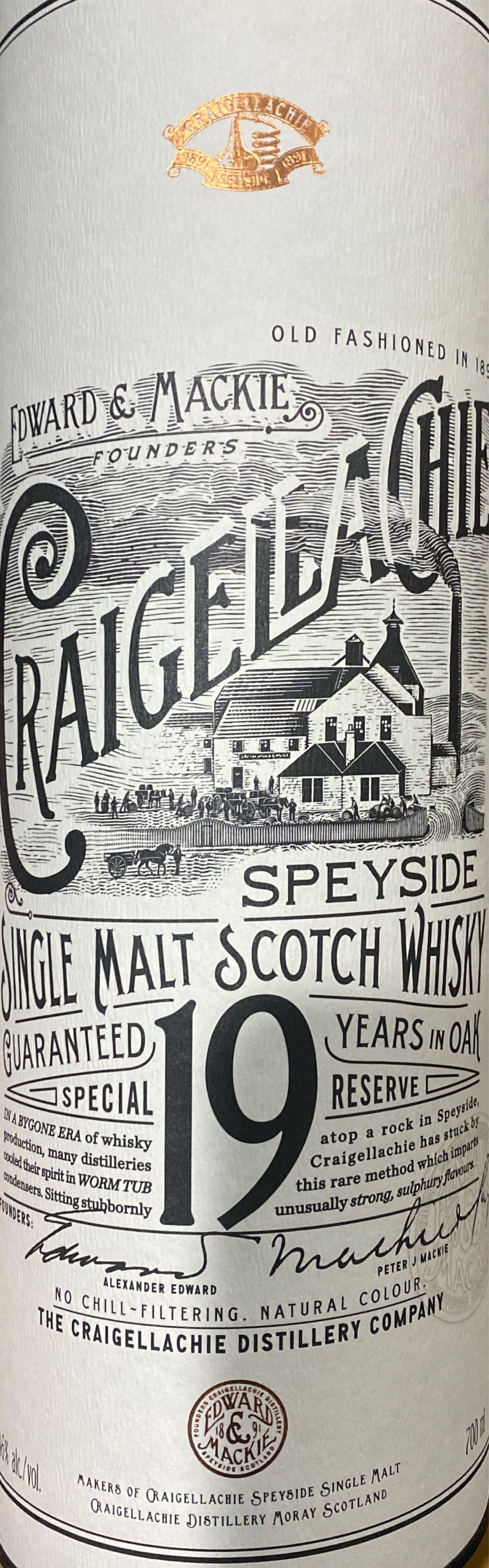 Craigellachie 19  alcohol collectible [Barcode 7640330380873] - Main Image 2