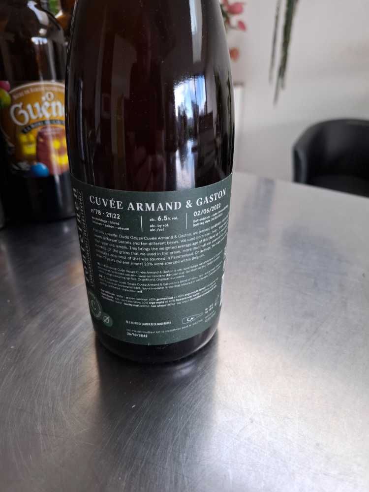 2042 3 Fonteinen Cuvée Armand & Gaston  - 3 Fonteinen (750 mL) alcohol collectible - Main Image 2