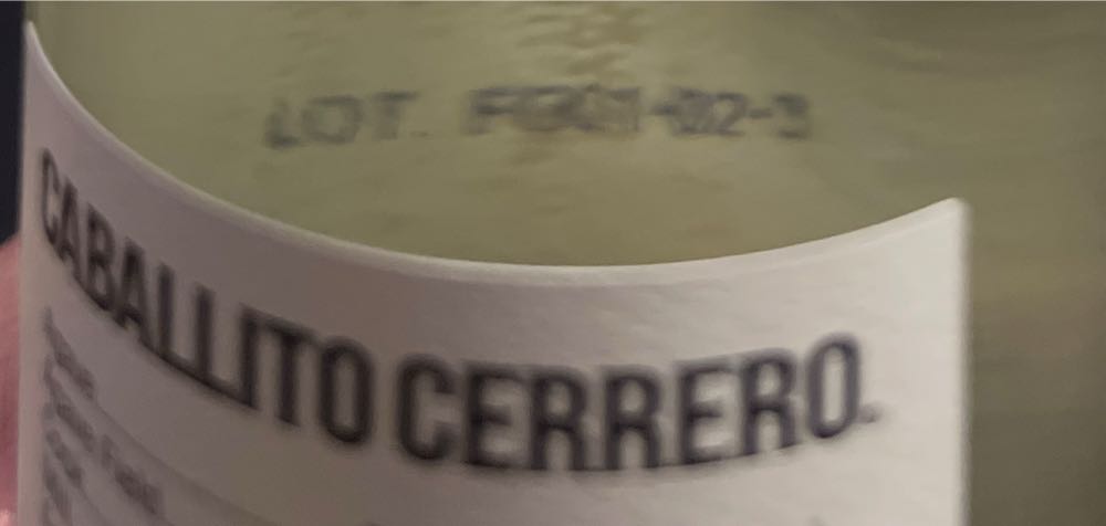 Caballito Cerrero Chato Blanco 46 - Caballito Cerrero (750 mL) alcohol collectible [Barcode 850016427090] - Main Image 3