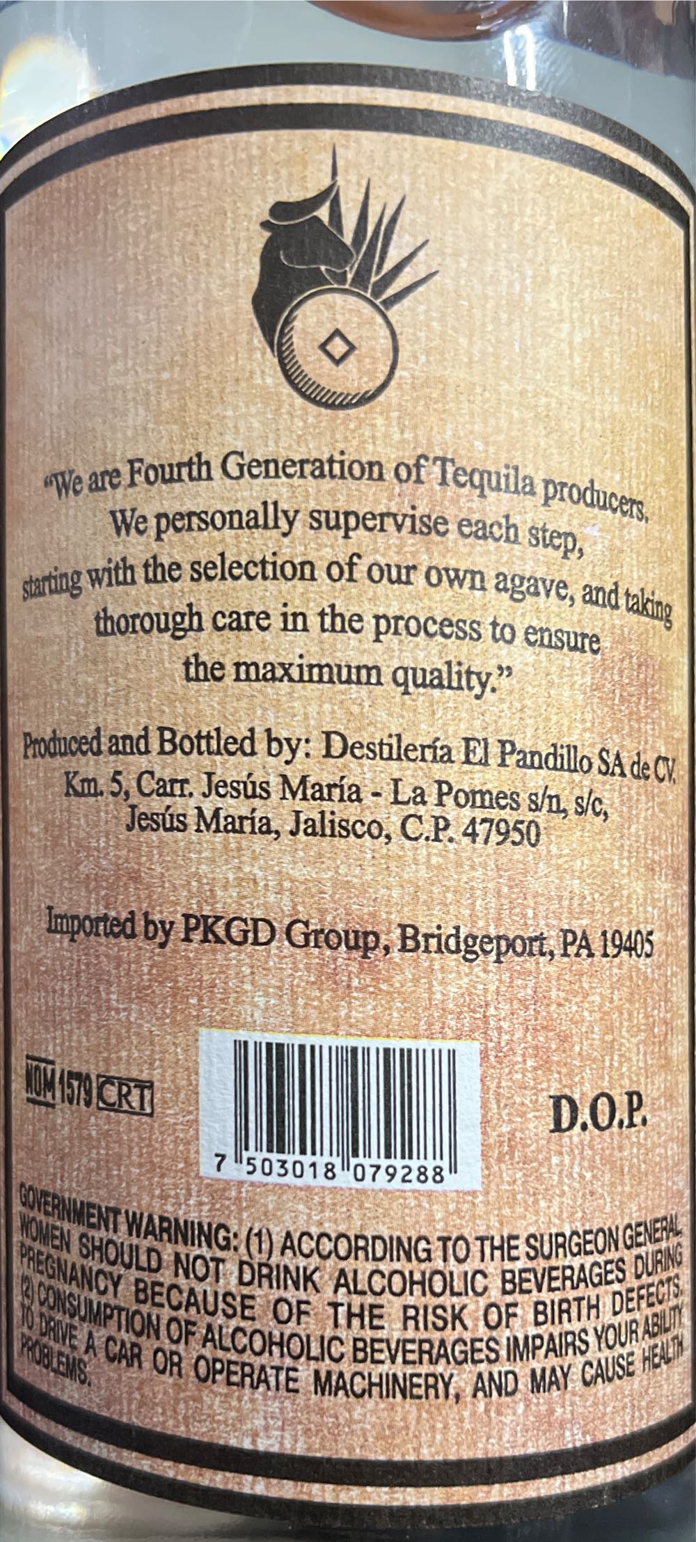 G4 Blanco De Madera Premium 2024 Tequila - NOM 1579 (750 mL) alcohol collectible [Barcode 7503018079288] - Main Image 3