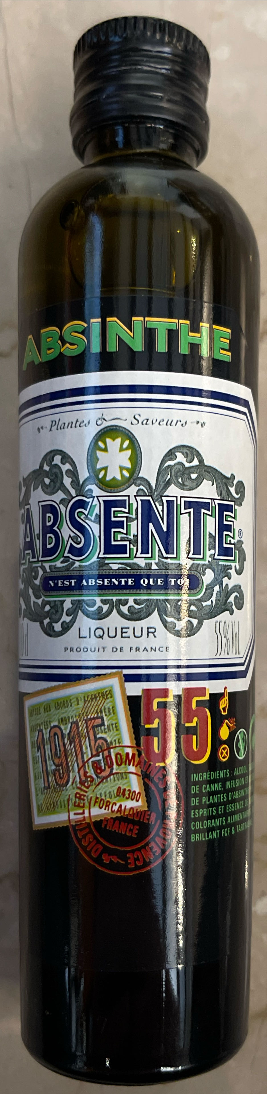 Absente - N‘est Absente Que Toi - Distilleries Et Domaines De Provence (100 mL) alcohol collectible [Barcode 3379974200172] - Main Image 4