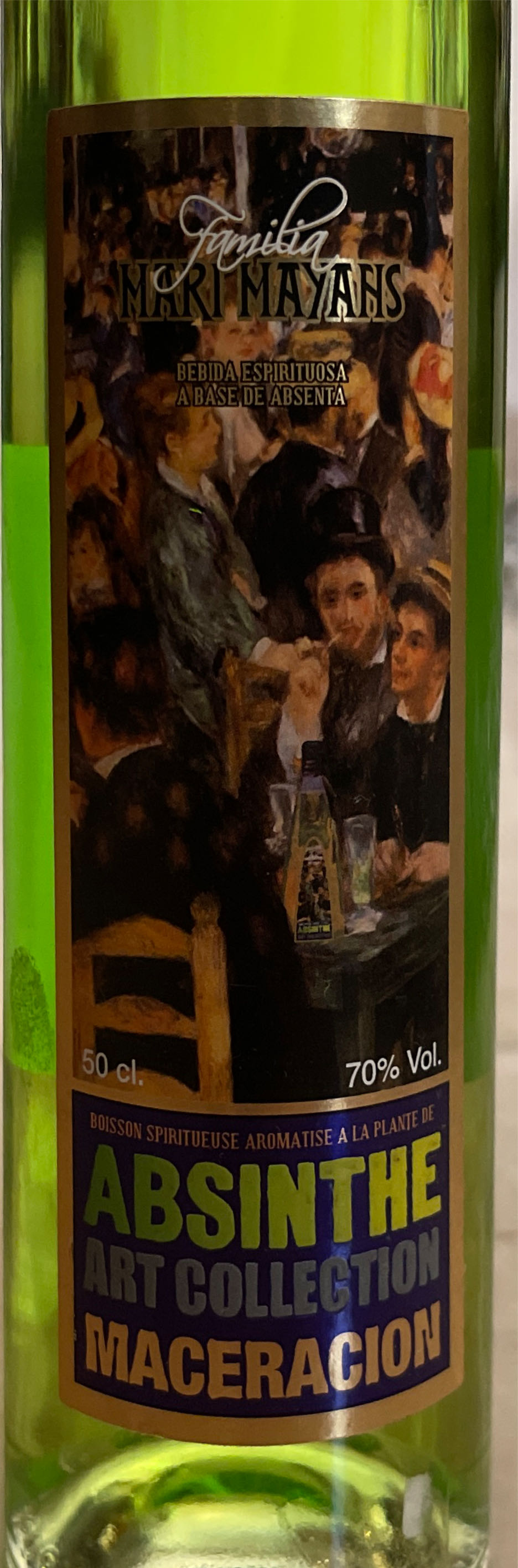 Familia Mari Mayans - Absinthe  Art Collection Maceracion - Mari Mayans (500 mL) alcohol collectible [Barcode 8436534140622] - Main Image 2