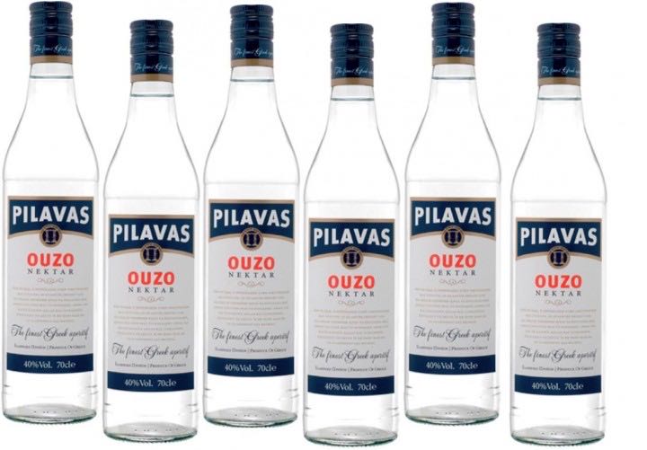 Pilavas Ouzo Nektar - Pilavas S.A. (700 mL) alcohol collectible [Barcode 5202325381047] - Main Image 2