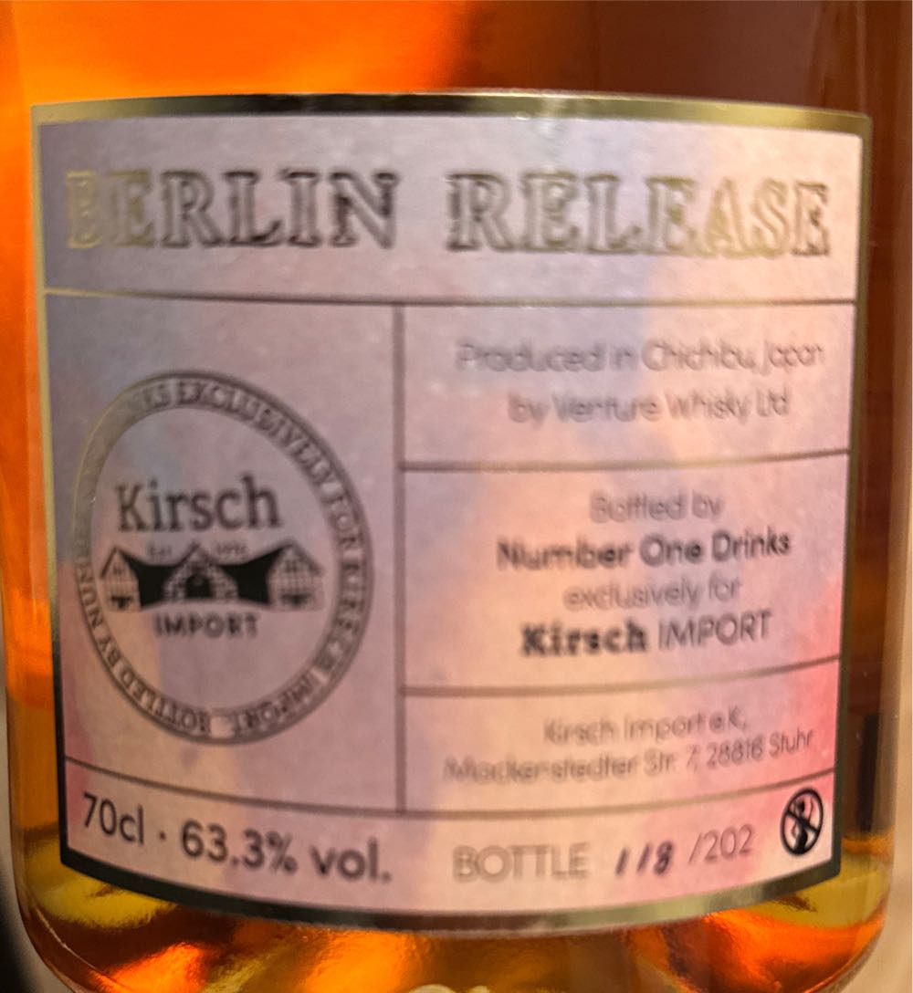 Ichiro‘s Malt Chichibu Berlin Release 2012 - Chichibu (700 mL) alcohol collectible - Main Image 3