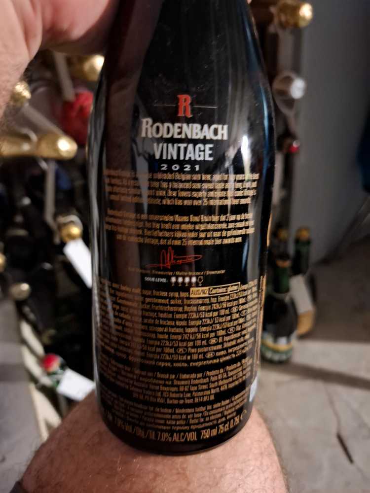2028 Rodenbach Vintage 2021 - Brouwerij Rodenbach (750 mL) alcohol collectible - Main Image 2