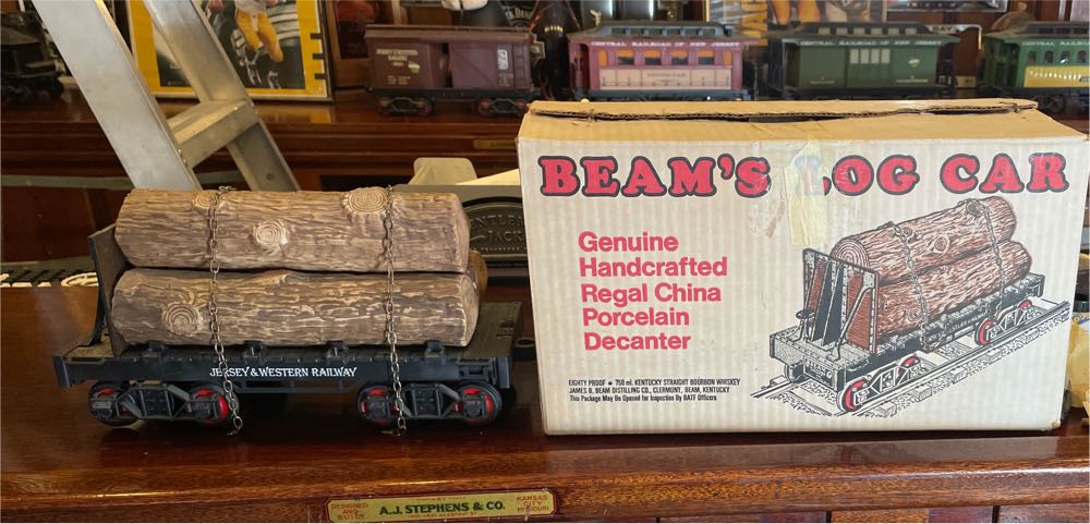 Jim Beam Log Car - Jim Beam Distillery (750 mL) alcohol collectible - Main Image 2
