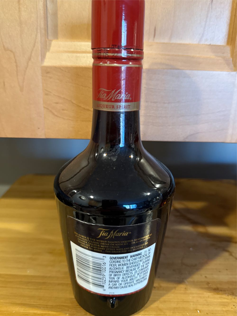 Tia Maria Liqueur  alcohol collectible [Barcode 610259100163] - Main Image 2