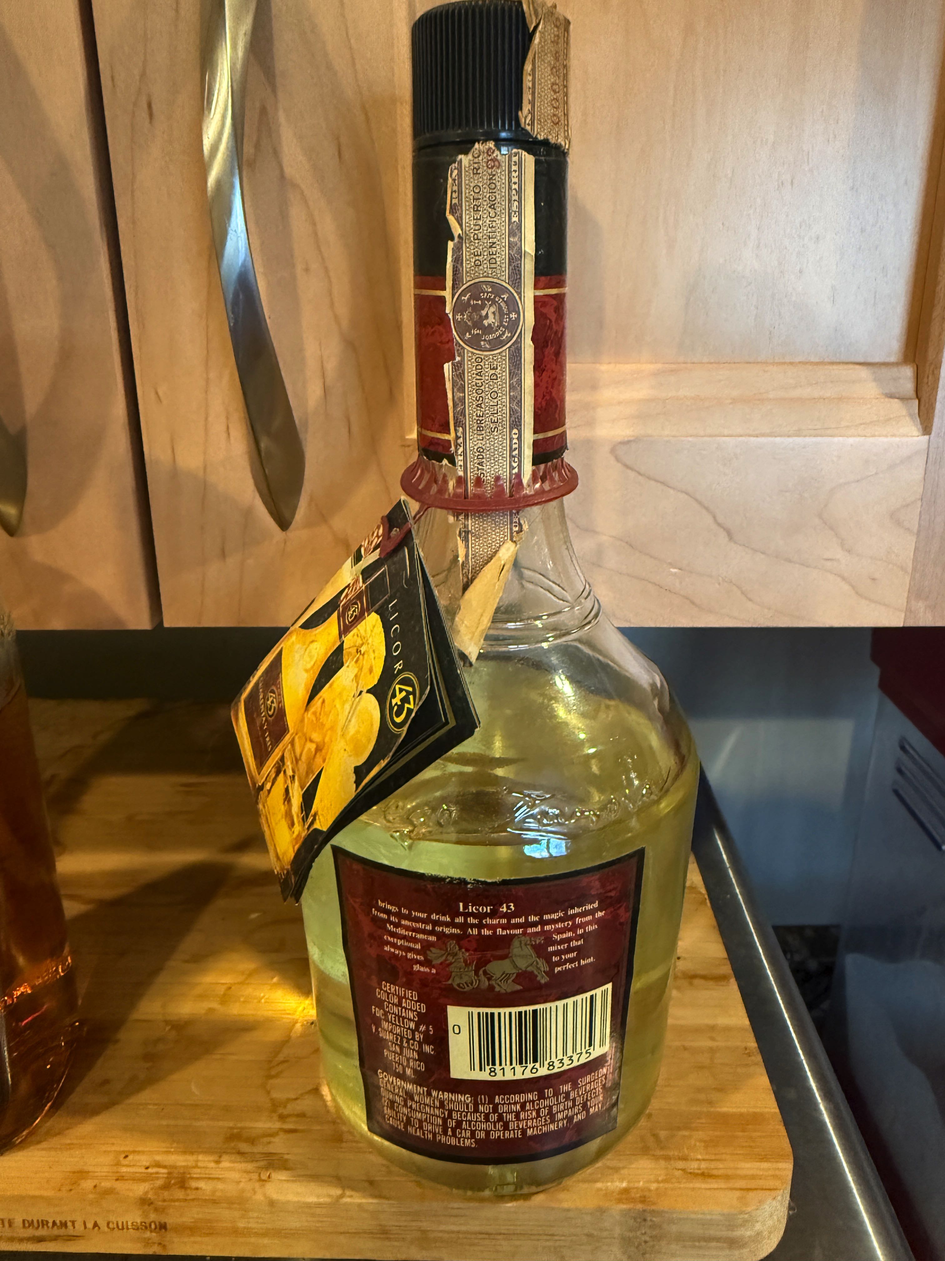 Cuarenta Y Tres Licor 43 - Diego Zamora (750) alcohol collectible - Main Image 2