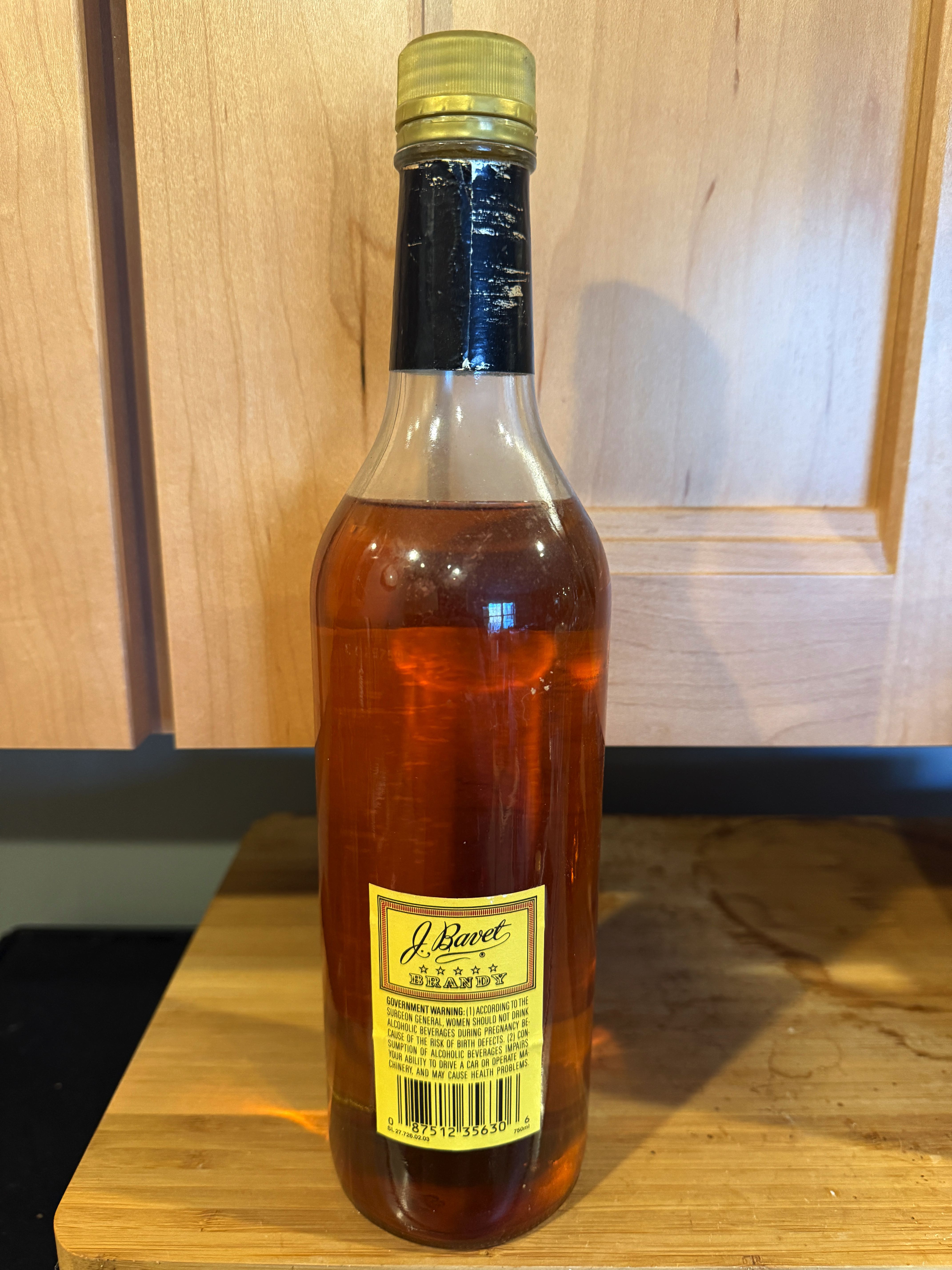 J. Bavet Brandy - Many Blanc and Company alcohol collectible [Barcode 087512356306] - Main Image 2