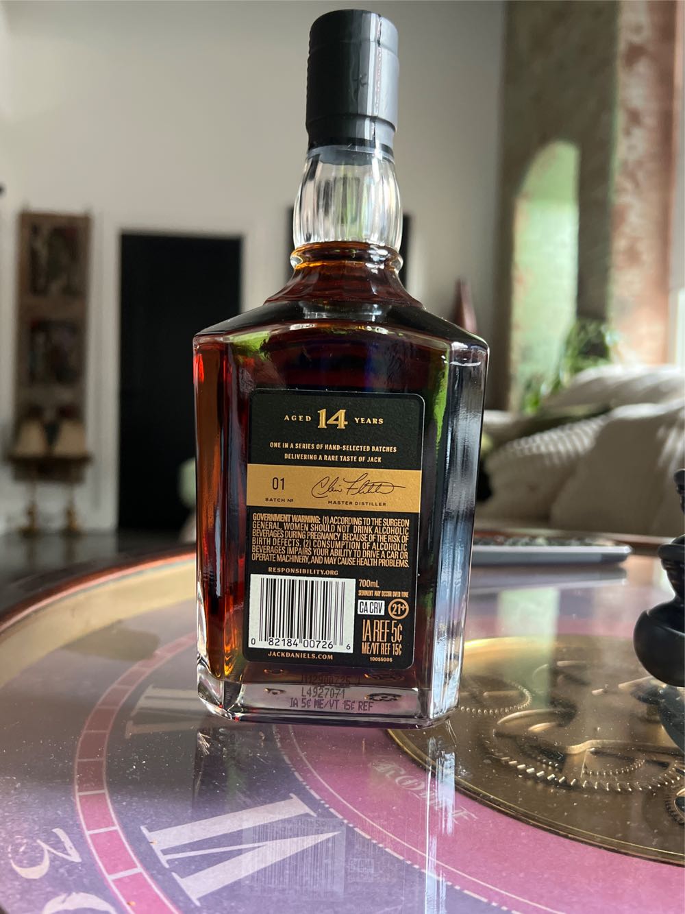 Jack Daniels 14 Yr - B2 - Jack Daniel‘s Distillery (700 mL) alcohol collectible [Barcode 082184007266] - Main Image 4