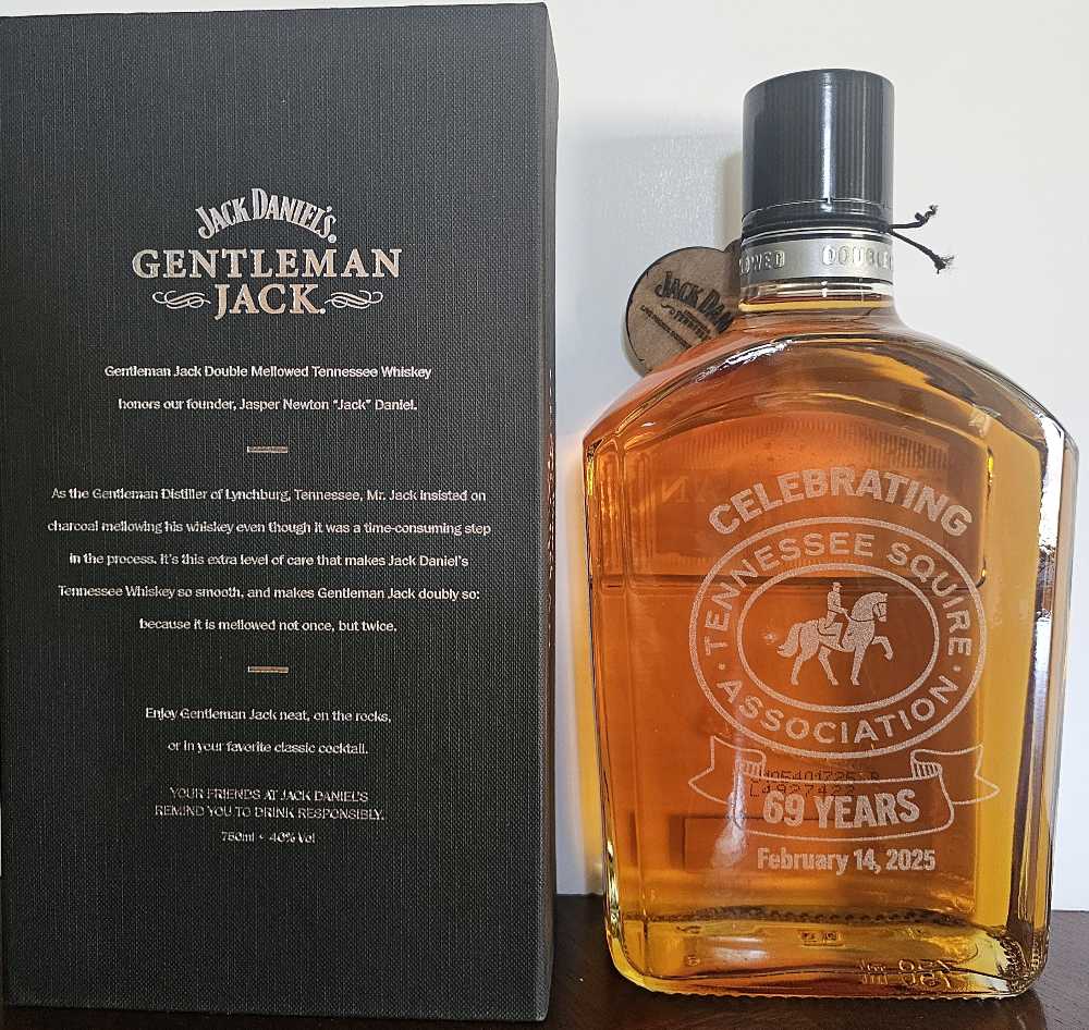 Gentleman Jack - Squire 69th Anniversary - Jack Daniel Distillery (750 mL) alcohol collectible [Barcode 2100000000142] - Main Image 2