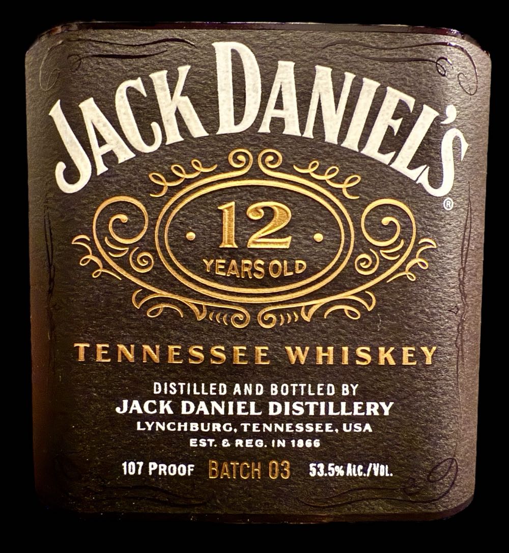 12 Year Old (Batch 3) - Jack Daniel Distillery (750 mL) alcohol collectible [Barcode 082184007259] - Main Image 3