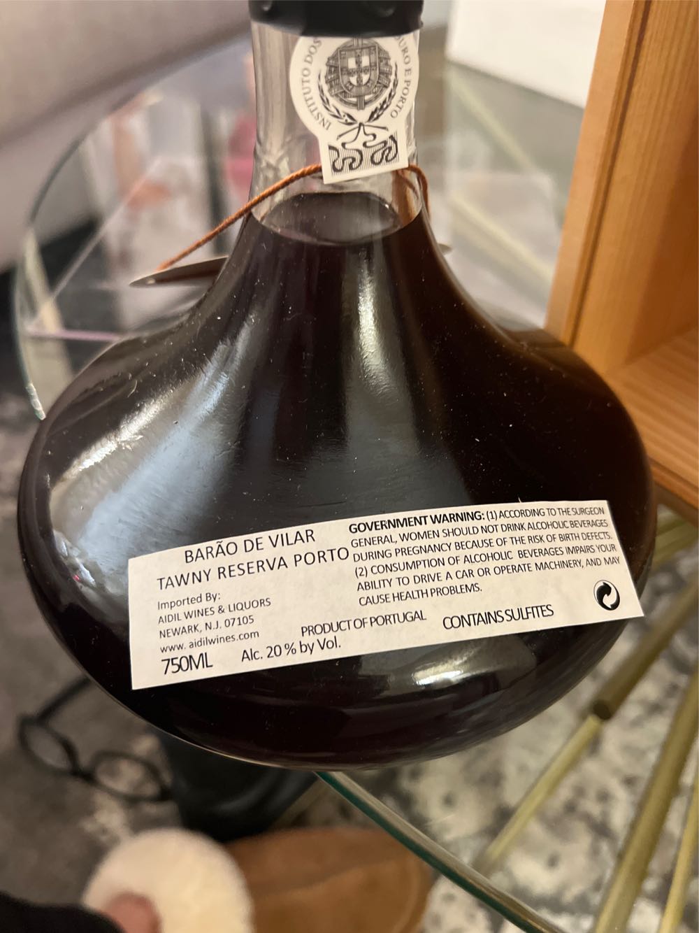 Barao De Vilar Reserve Tawny Porto  (750 mL) alcohol collectible [Barcode 5605567100962] - Main Image 2