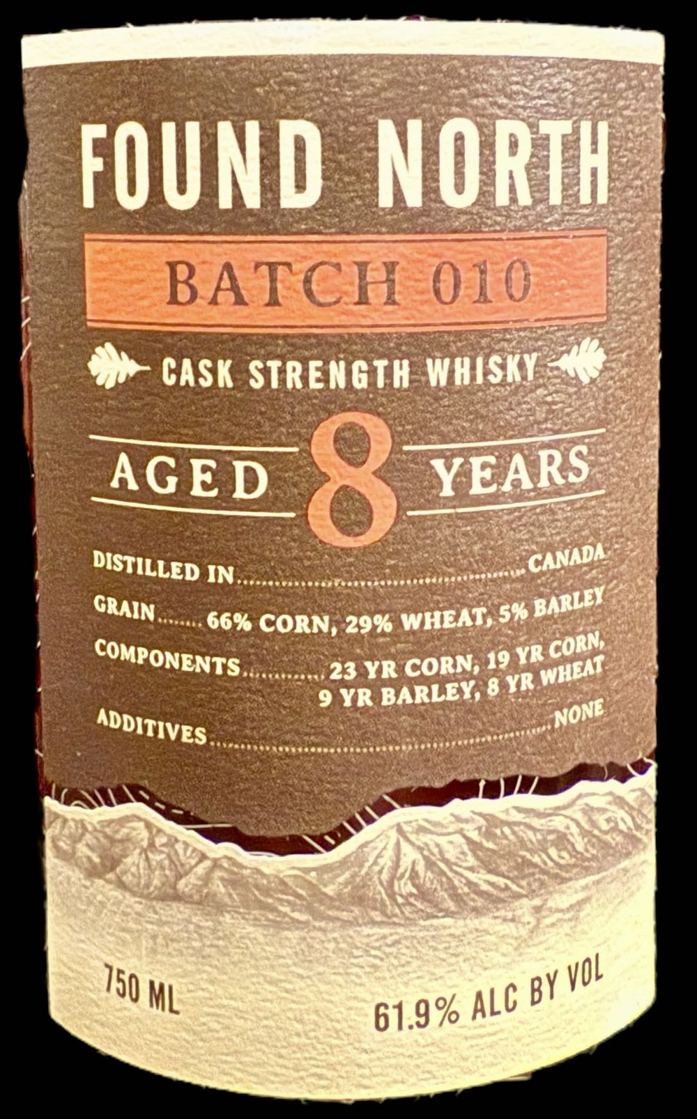 Found North Batch 010 - Found North Whisky (750 mL) alcohol collectible [Barcode 691835102597] - Main Image 3