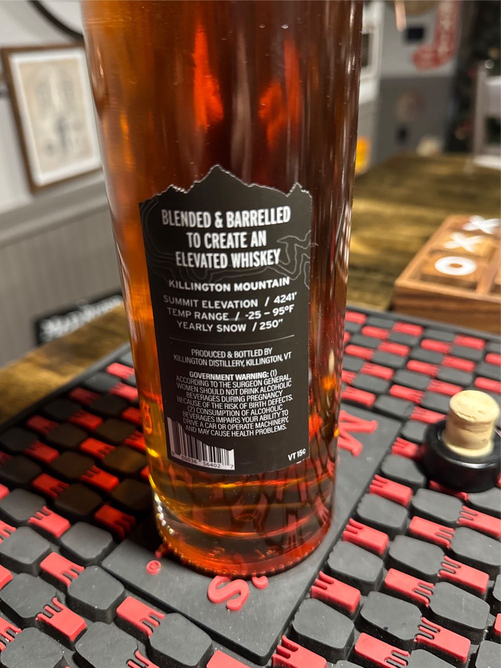 Killington 4241 Blended Whiskey - Killington Distillery (750 mL) alcohol collectible [Barcode 850036564027] - Main Image 3