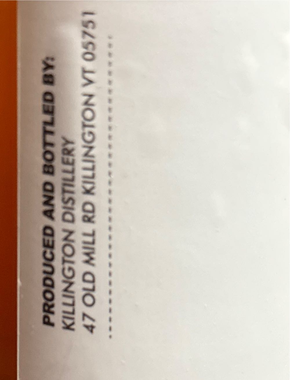 Killington Bourbon - Killington Distillery (750 mL) alcohol collectible - Main Image 2