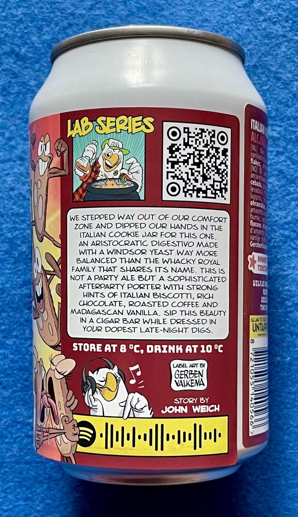 Biscotti Afterparty - Uiltje Brewing Company (330 mL) alcohol collectible [Barcode 8721055140566] - Main Image 4