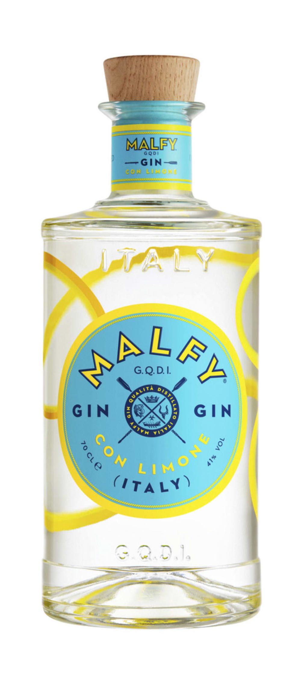 Malfy Con Limone Gin - Torino Distillati (1 L) alcohol collectible [Barcode 5000299296448] - Main Image 2