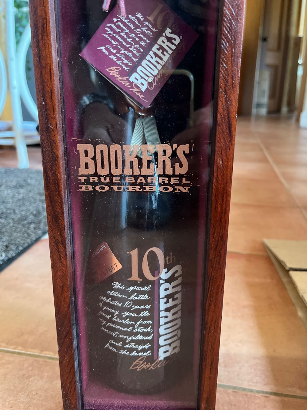 Bookers 10th Anniversary - Jim B.Beam Distilling Co. (700 mL) alcohol collectible [Barcode 080686011408] - Main Image 2