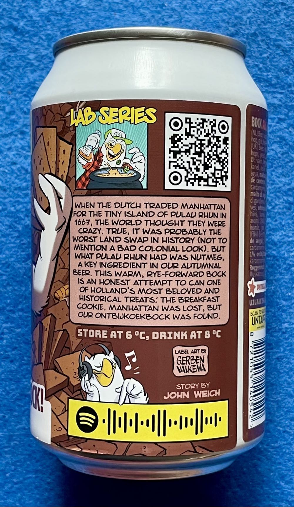 Ontbijtkoekbock! - Uiltje Brewing Company (330 mL) alcohol collectible [Barcode 8721055140542] - Main Image 4