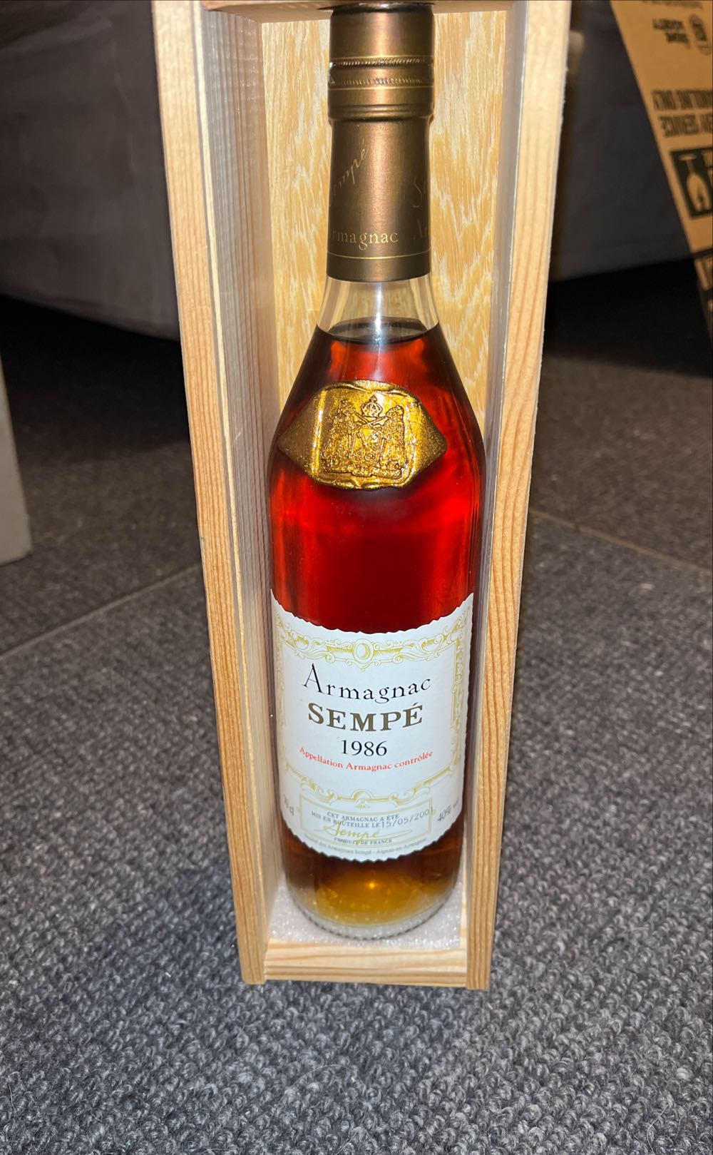 Armagnac Sempe 1886  alcohol collectible [Barcode 3107208637315] - Main Image 2