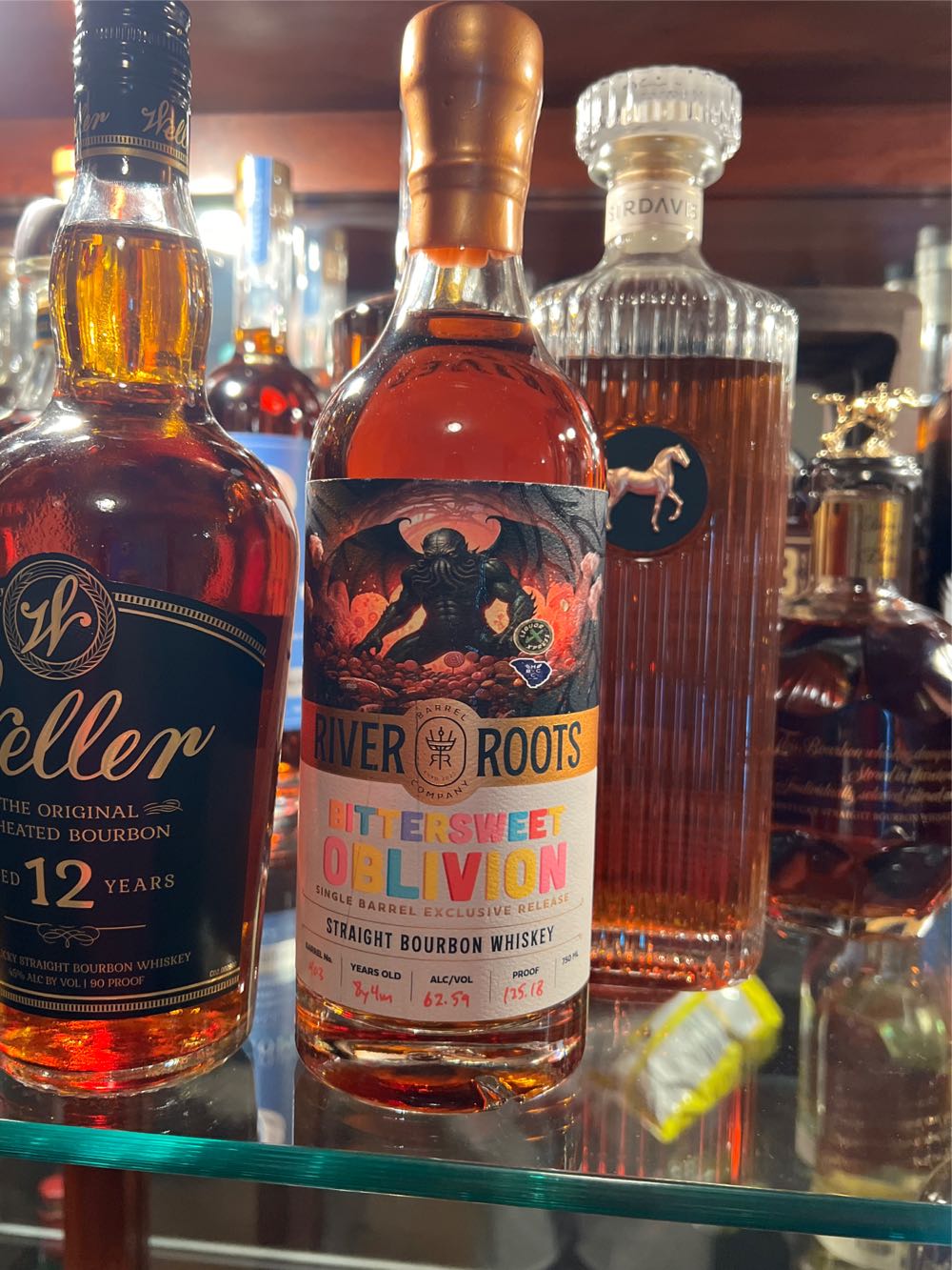 River Roots Single Barrel Bourbon, NOVA WC, Lagertha’s Shieldmaiden Reserve - River Roots Barrel  Co (750 mL) alcohol collectible [Barcode 860010453742] - Main Image 3