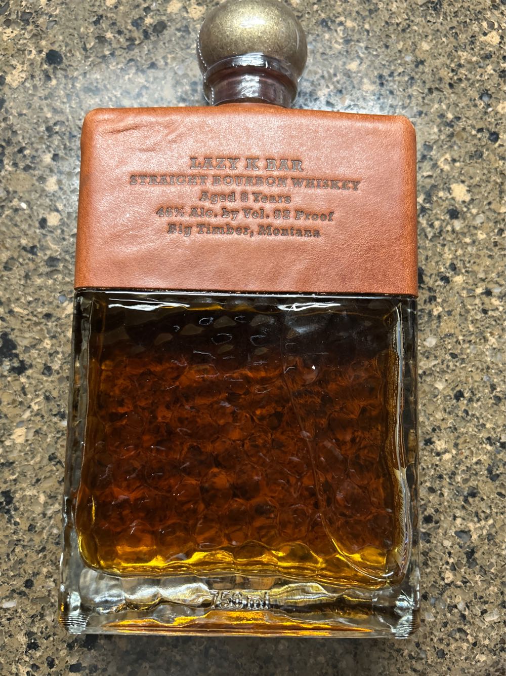 Lazy K Bar Straight Bourbon Whiskey - Lazy K Bar (750 mL) alcohol collectible [Barcode 860010810408] - Main Image 3