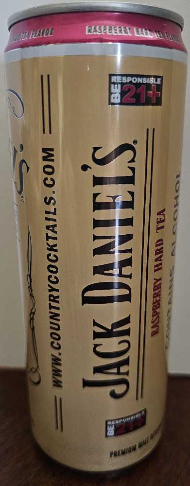 Raspberry Hard Tea - Brown Foreman Distillers, Memphis (12 FL OZ) alcohol collectible [Barcode 84027788] - Main Image 3