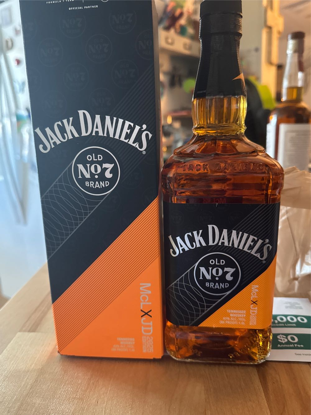 Mclaren 2026 - Jack Daniel Distillery (1 L) alcohol collectible [Barcode 082184031735] - Main Image 2