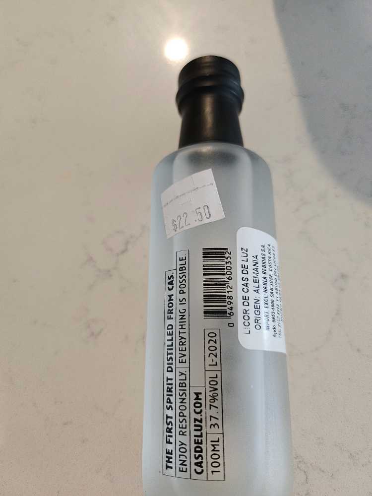 Cas De Luz Liqueur - cas de luz (100 mL) alcohol collectible [Barcode 649812600352] - Main Image 2