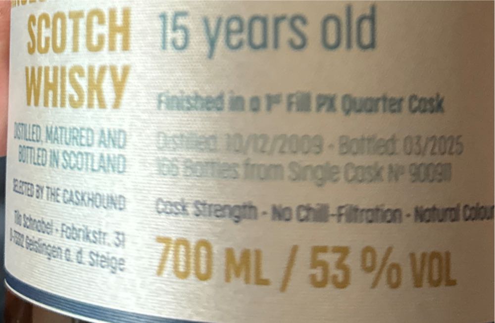 Calumet Farm 16 year single Rack Black Bourbon