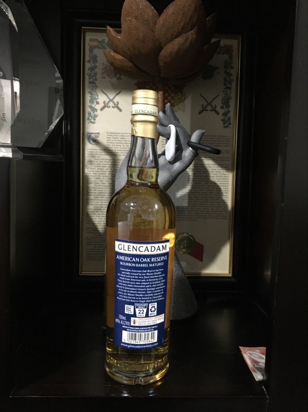 Glencadam American Oak Reserve 40% 50ml  (50 mL) alcohol collectible [Barcode 5021349705642] - Main Image 3