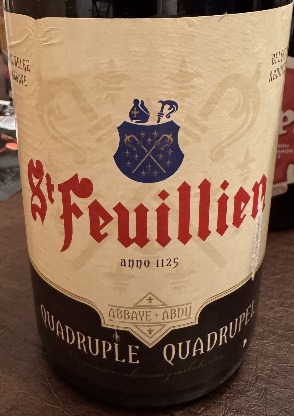 St Feuillien Quadruple - St Feuillien (750 mL) alcohol collectible [Barcode 5412138402666] - Main Image 2