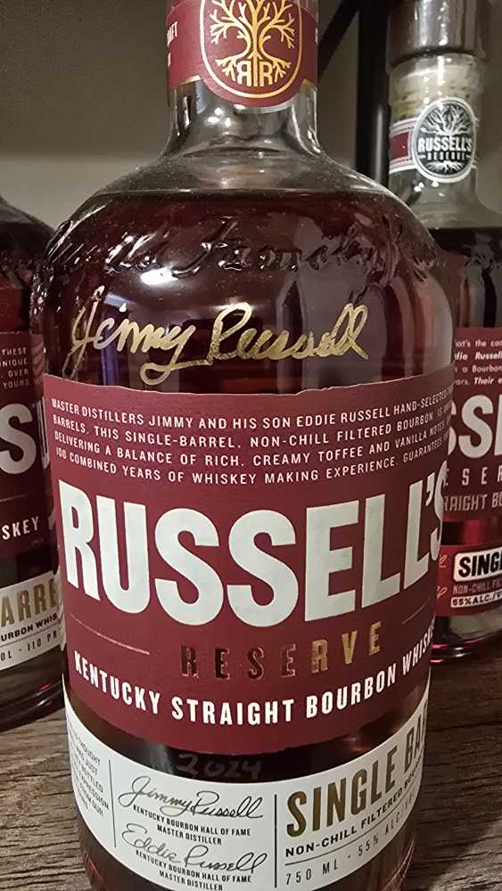 Wild Turkey Russell’s Reserve Single Barrel - Wild Turkey Distilling Company (750 mL) alcohol collectible [Barcode 721059000000] - Main Image 2