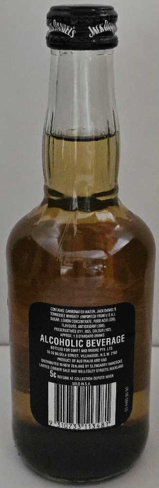 Citrus Jack - Swift & Moore PTY (340 mL) alcohol collectible [Barcode 9310733113481] - Main Image 2