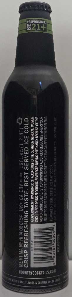 Ginger Splash - Jack Daniel’s Beverage Co. (16 FL OZ) alcohol collectible [Barcode 082184000045] - Main Image 2